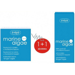 Ziaja Marine Algae Spa mořské řasy hydratační krém 50 ml + Marine Algae Spa mořské řasy krém pod oči 15 ml, duopack