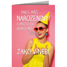 Nekupto Hrací přání k narozeninám XindlX Anděl
