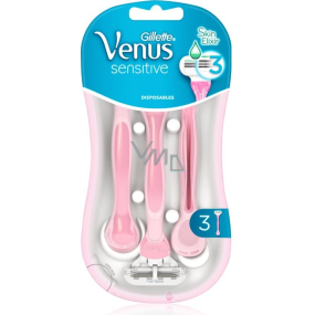 Gillette Venus Sensitive pohotová holítka 3 kusy pro ženy