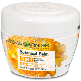 Garnier Skin Naturals Botanical Balm Honey 3v1 multifunkční pleťový krém pro suchou a velmi suchou pleť 150 ml
