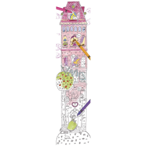 Monumi Veselý metr Věž skládačka k vymalování pro děti 5+ 160 x 40 cm