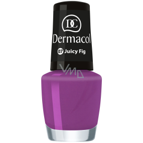 Dermacol Nail Polish Mini Summer Collection lak na nehty 07 Juicy Fig 5 ml
