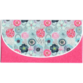 Nekupto Přání obálka na peníze 116 x 220 mm Květy 71 3401 K