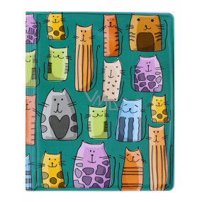 Albi Pouzdro na karty i doklady Barevné kočky 10 cm × 13,5 cm