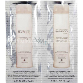Alterna Bamboo Volume Abundant vzorek šamponu a kondicionéru pro maximální objem 2 x 7 ml