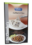 Dr. Clauders Ledvinky a drůbež v omáčce kompletní krmivo s kousky masa pro kočky kapsička 100 g