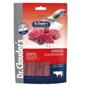 Dr. Clauders Hovězí pásky sušené maso pro psy 80 g