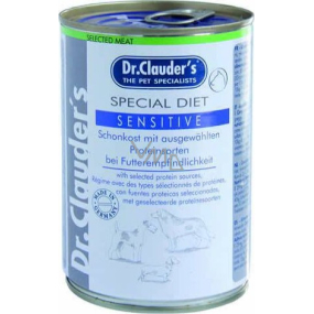 Dr. Clauders Special Diet Sensitive Jehněčí a rýže kompletní superprémiové krmivo pro psy s citlivostí na určité krmné složky 400 g