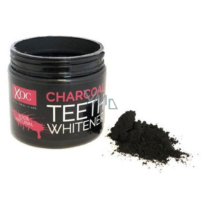 Xoc Charcoal Aktivní uhlí bělicí prášek na zuby 60 g