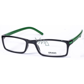 Berkeley Čtecí dioptrické brýle +3,5 černé zelené stranice 1 kus MC2 ER4045