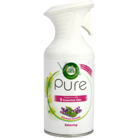 Air Wick Pure Relaxing Patchouli, Lavender osvěžovač vzduchu sprej 250 ml