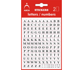 Arch Samolepicí písmena A-Z v blistru + bonus, výška 5 mm 2 archy