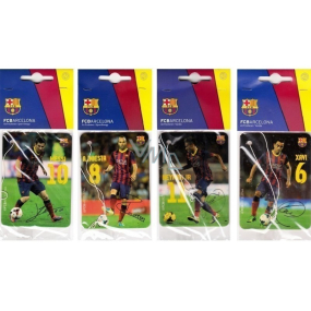 FC Barcelona Sport energy aromatická vonná karta do auta náhodný výběr