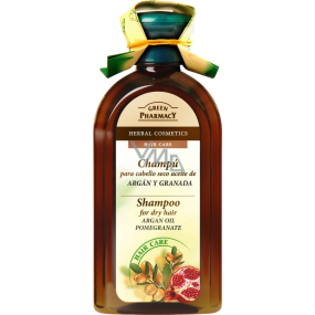 Green Pharmacy Arganový olej a Granátové jablko šampon pro suché vlasy 350 ml