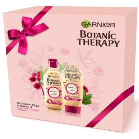 Garnier Botanic Therapy Ricinus Oil & Almond šampon pro slabé vlasy s tendencí vypadávat 250 ml + balzám 200 ml, kosmetická sada