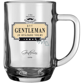 Nekupto Liga Pravých Gentlemanů Pivní sklenice Být Gentleman je otázkou volby 500 ml