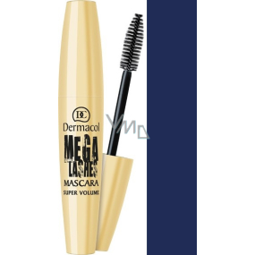 Dermacol Mega Lashes Super Volume řasenka Blue 12 ml