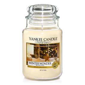 Yankee Candle Winter Wonder - Zimní zázrak vonná svíčka Classic velká sklo 623 g