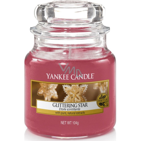 Yankee Candle Glittering Star - Zářivá hvězda vonná svíčka Classic malá sklo 104 g