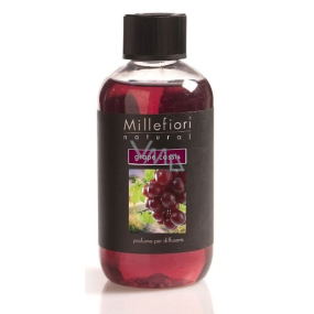 Millefiori Milano Natural Grape Cassis - Hrozny a Černý rybíz Náplň difuzéru pro vonná stébla 500 ml