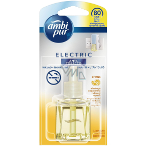 Ambi Pur Electric Anti Tobacco Citrus osvěžovač vzduchu do elektrického odpařovacího strojku náhradní náplň 20 ml