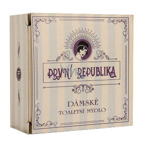 Bohemia Gifts První republika Levandule s extraktem z bylin a glycerinem ručně vyráběné jemné toaletní mýdlo pro ženy 140 g