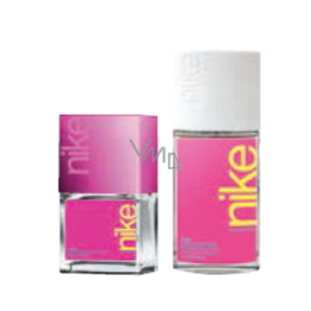 Nike Pink Woman toaletní voda 30 ml + parfémovaný deodorant sklo 75 ml, dárková sada