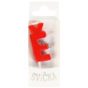 Albi Dortová svíčka single - Písmeno Ě, 2,5 cm