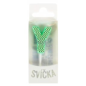 Albi Dortová svíčka single - Písmeno Y, 2,5 cm