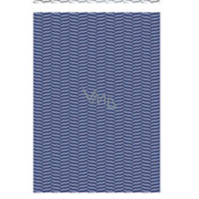 Ditipo Dárkový balicí papír 70 x 200 cm Trendy colours šedo-modrý
