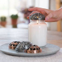 Yankee Candle Holiday Sparkles prstenec ozdobný kovový na střední a velké vonné svíčky Classic Illuma Lid