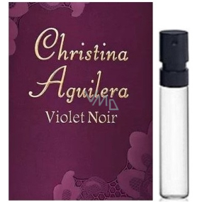 Christina Aguilera Violet Noir parfémovaná voda pro ženy 1,5 ml s rozprašovačem, vialka