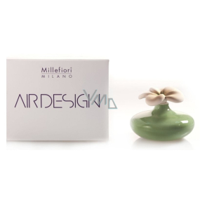 Millefiori Milano Air Design Difuzér květina nádobka pro vzlínání vůně pomocí porézní vrchní části malá zelená