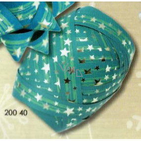 Nekupto Klubíčko Luxus vánoční modrá 1 cm x 10 m 200 40