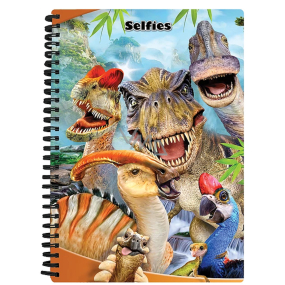 Prime3D sešit A5 - Dino Selfie 14,8 x 21 cm