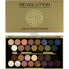 Makeup Revolution Fortune Favours The Brave paletka 30 očních stínů 16 g