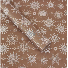Zoewie Dárkový balicí papír 70 x 150 cm Vánoční Nordic měděný