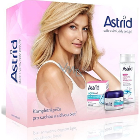 Astrid Aqua Time denní a noční krém 50 ml + micelární voda 200 ml, kosmetická sada