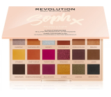 Makeup Revolution X Soph Extra Spice paletka očních stínů 18 x 0,8 g