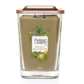Yankee Candle Pear & Tea Leaf - Hruška a čajové lístky sojová vonná svíčka Elevation velká sklo 2 knoty 552 g