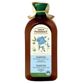 Green Pharmacy Heřmánek a Lněný olej šampon pro barvené a melírované vlasy 350 ml