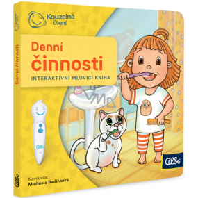 Albi Kouzelné čtení interaktivní minikniha Denní činnosti, věk 2+