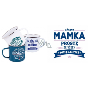 Albi Plechový hrnek s nápisem Mamka 250 ml