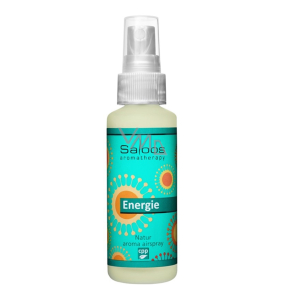 Saloos Natur Aroma Airspray Energie osvěžovač vzduchu se směsí éterických olejů z máty, grepu a dalších citrusů, uvolňuje napětí, přivodí pozitivní energii 50 ml