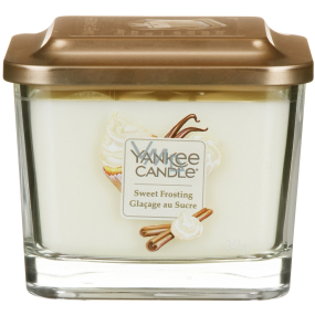 Yankee Candle Sweet Frosting - Sladká poleva sojová vonná svíčka Elevation střední sklo 3 knoty 347 g