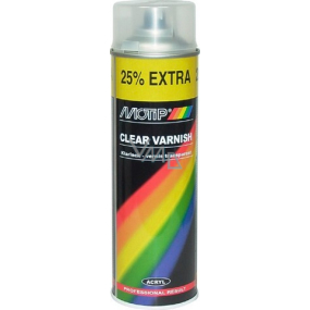 Motip Clear Varnish čirý akrylový lak 500 ml