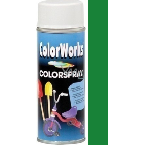 Color Works Colorsprej 918511C středně zelený alkydový lak 400 ml