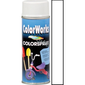 Color Works Colorsprej 918517 bílý lesklý alkydový lak 400 ml