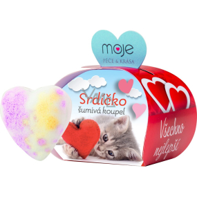 Moje Šumivá koupel Srdíčko 01 Kotě 30 g