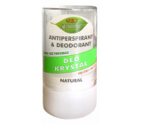 Bione Cosmetics Bio Natural Deo Krystal antiperspirant deodorant kolíček unisex 120 g kamenec má mnoho využití: po holení, štípnutí hmyzem, proti pocení, popálení pokožky, zastavuje krvácení